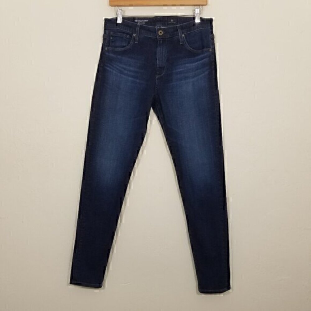 Ag‎ Adriano Goldschmied The Farrah Skinny High-Rise Stretch Jeans Blue